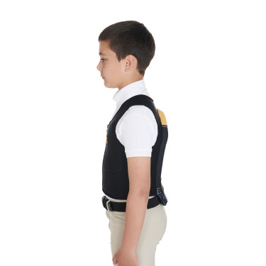 Gilet de protection niveau 2 enfant Equestro Jaune