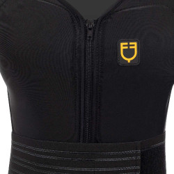 Gilet de protection adulte avec ceinture Equestro Lilas Bleu