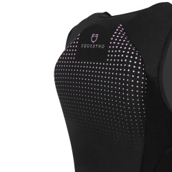 Gilet de protection adulte avec ceinture Equestro Lilas Bleu