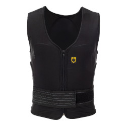Gilet de protection adulte avec ceinture Equestro Jaune