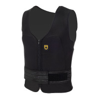 Gilet de protection adulte avec ceinture Equestro Jaune