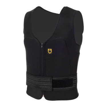 Gilet de protection adulte avec ceinture Equestro Jaune