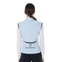 Gilet ajusté en tissu technique femme Equestro Noir