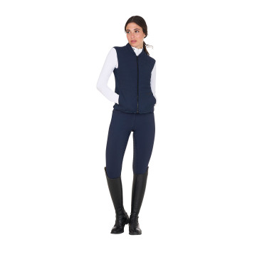 Gilet ajusté en tissu technique femme Equestro Marine blazer Bleu marine