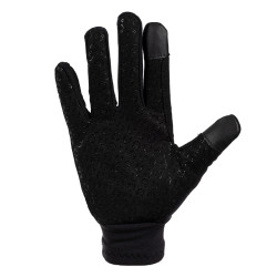 Gants unisex en polaire Bormio Equestro Noir