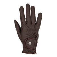 Gants unisex en cuir synthétique doux avec fermeture velcro Equestro Noir Gants unisex en cuir synthétique doux avec fermeture velcro Equestro Noir