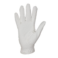 Gants unisex en cuir synthétique doux avec fermeture velcro Equestro Blanc Gants unisex en cuir synthétique doux avec fermeture velcro Equestro Blanc
