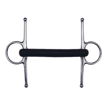 Mors aiguille Feeling caoutchouc droit Mors aiguille Feeling caoutchouc droit