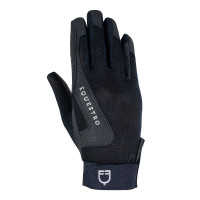 Gants enfant Sunny en tissu technique Equestro Marine Bleu marine