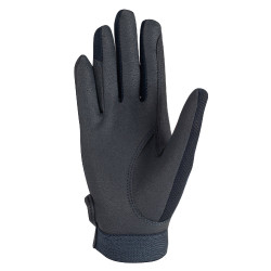 Gants enfant Sunny en tissu technique Equestro Marine Bleu marine