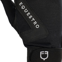 Gants en tissu technique Sunny Equestro Noir Gants en tissu technique Sunny Equestro Noir