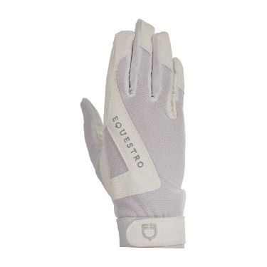 Gants en tissu technique Sunny Equestro Blanc Gants en tissu technique Sunny Equestro Blanc