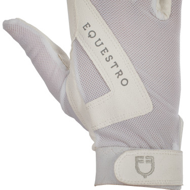 Gants en tissu technique Sunny Equestro Blanc Gants en tissu technique Sunny Equestro Blanc