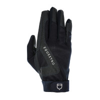 Gants en tissu technique avec doublure polaire Equestro Marine Bleu marine Gants en tissu technique avec doublure polaire Equestro Marine Bleu marine