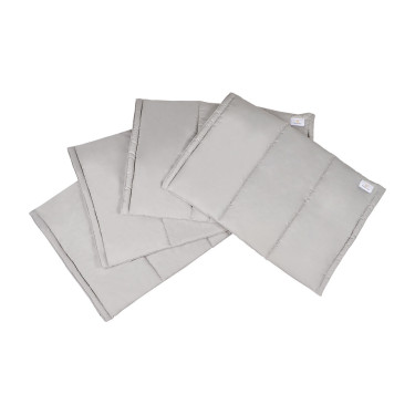 Sous bandages coton Equestro Gris Sous bandages coton Equestro Gris