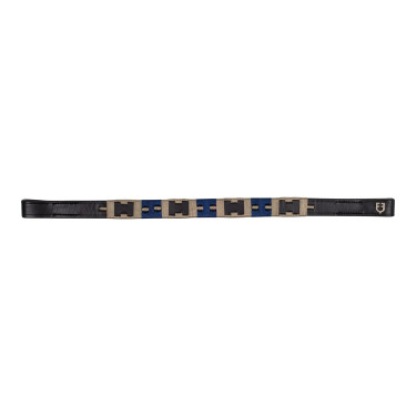 Frontal en cuir avec motif géométrique Polo H Equestro Frontal en cuir avec motif géométrique Polo H Equestro