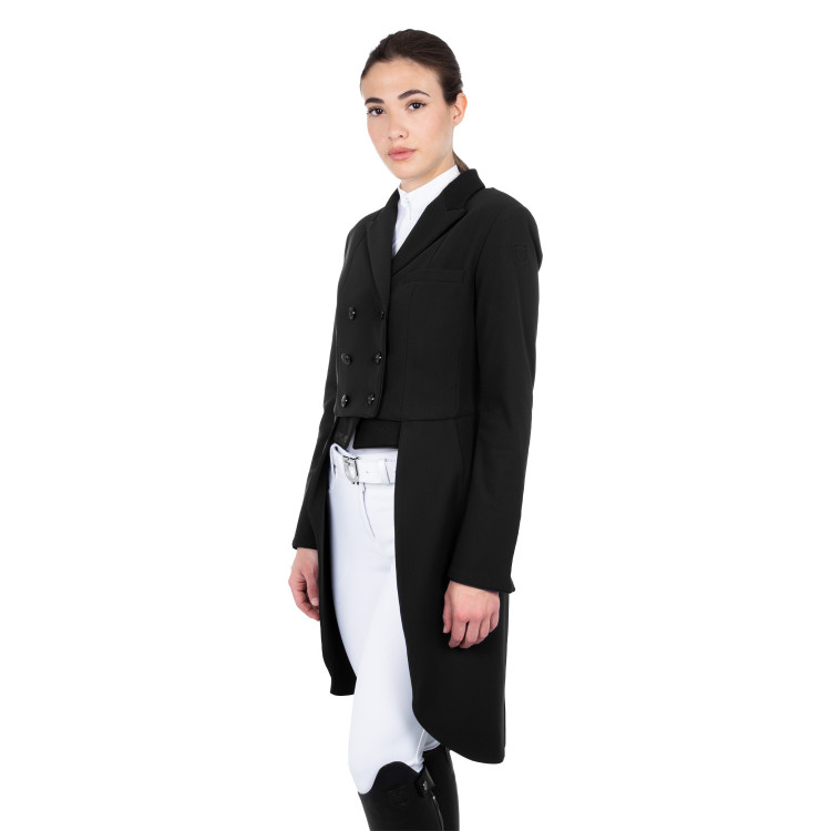 Frac de dressage de concours femme en tissu technique Equestro Frac de dressage de concours femme en tissu technique Equestro