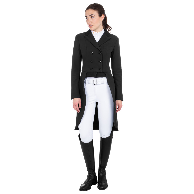 Frac de dressage de concours femme en tissu technique Equestro Frac de dressage de concours femme en tissu technique Equestro