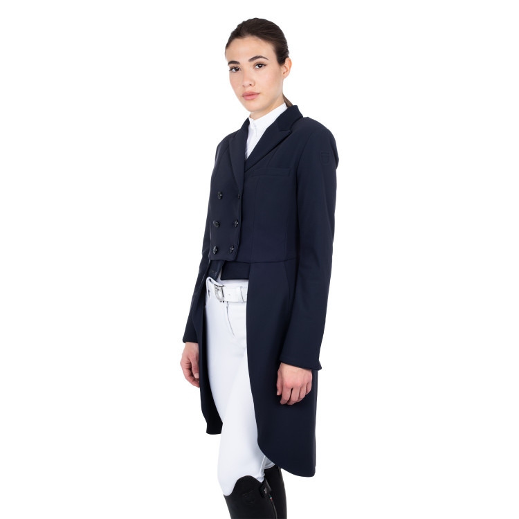 Frac de dressage de concours femme en tissu technique Equestro Frac de dressage de concours femme en tissu technique Equestro