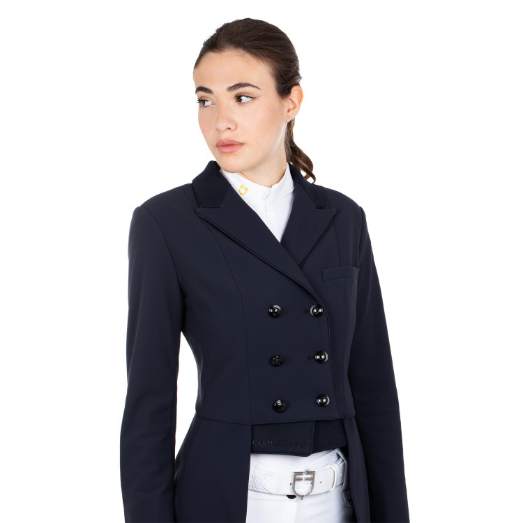 Frac de dressage de concours femme en tissu technique Equestro Frac de dressage de concours femme en tissu technique Equestro