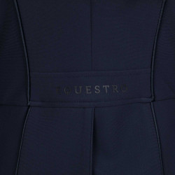 Frac de dressage de concours femme en tissu technique Equestro Marine Bleu marine