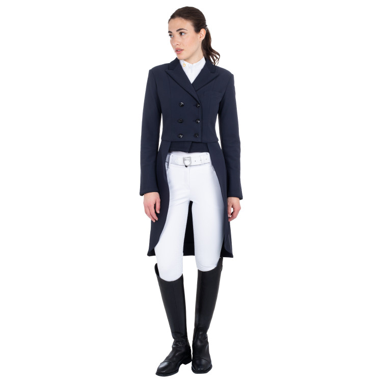 Frac de dressage de concours femme en tissu technique Equestro Frac de dressage de concours femme en tissu technique Equestro