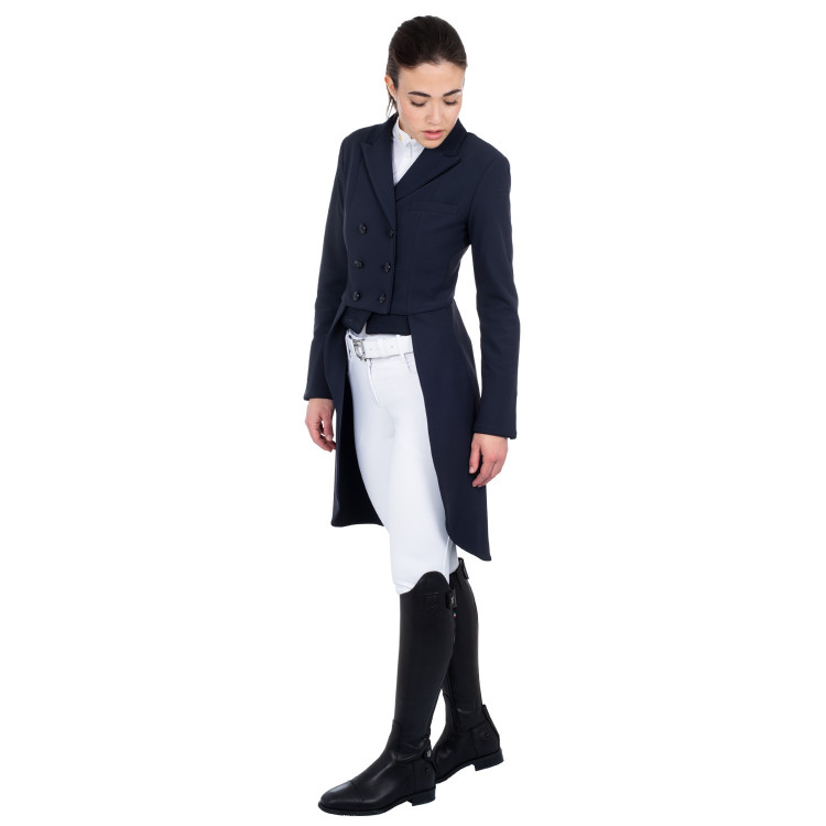 Frac de dressage de concours femme en tissu technique Equestro Frac de dressage de concours femme en tissu technique Equestro