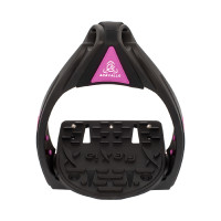 Étriers Flexia Acavallo Noir / fuchsia