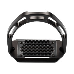 Étriers en aluminium avec plancher incliné Pro HPS Equestro Noir Étriers en aluminium avec plancher incliné Pro HPS Equestro Noir