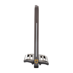 Étriers en aluminium avec plancher incliné Pro HPS Equestro Gris