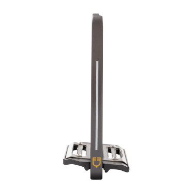 Étriers en aluminium avec plancher incliné Pro HPS Equestro Gris