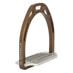 Étriers en aluminium Arco Evolution Alupro Acavallo Bronze Marron