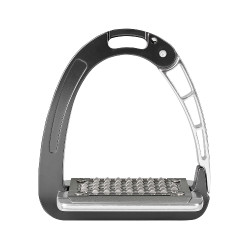 Étriers Arena Aluplus Junior 10,5 cm Acavallo Charbon Gris Étriers Arena Aluplus Junior 10,5 cm Acavallo Charbon Gris