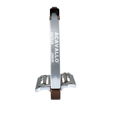 Étriers Arena Aluplus Junior 10,5 cm Acavallo Marron