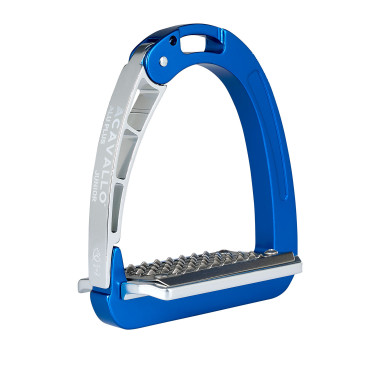 Étriers Arena Aluplus Junior 10,5 cm Acavallo Bleu Étriers Arena Aluplus Junior 10,5 cm Acavallo Bleu