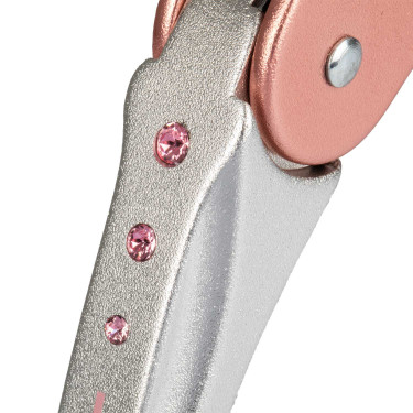 Étriers Arena Aluplus 2.0 édition spéciale avec cristaux Swarovski Acavallo Rose antique