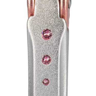 Étriers Arena Aluplus 2.0 édition spéciale avec cristaux Swarovski Acavallo Rose antique