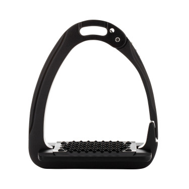 Étriers Arena Aluplus 2.0 édition spéciale avec cristaux Swarovski Acavallo Noir total