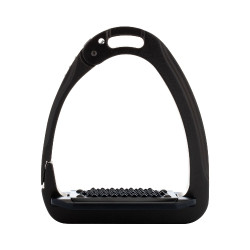 Étriers Arena Aluplus 2.0 édition spéciale avec cristaux Swarovski Acavallo Noir total