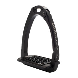 Étriers Arena Aluplus 2.0 Acavallo Noir total