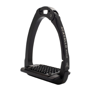 Étriers Arena Aluplus 2.0 Acavallo Noir total