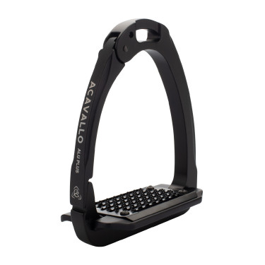 Étriers Arena Aluplus 2.0 Acavallo Noir total