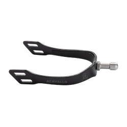Éperons Arena Aluplus 2.0 avec col interchangeable Acavallo Noir total Éperons Arena Aluplus 2.0 avec col interchangeable Acavallo Noir total