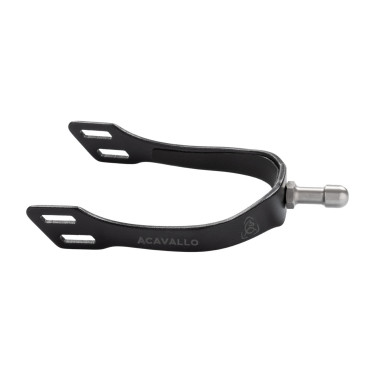 Éperons Arena Aluplus 2.0 avec col interchangeable Acavallo Noir total Éperons Arena Aluplus 2.0 avec col interchangeable Acavallo Noir total