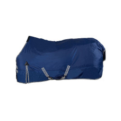 Couverture turnout imperméable en polyester 840D ripstop avec rembourrage 400g Acavallo Marine Bleu marine