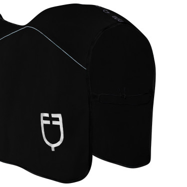 Couverture en polaire avec fermeture frontale à rabat GP Equestro Noir