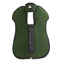 Amortisseur Piuma WFS double poche feutre avant Acavallo Forêt / vert Amortisseur Piuma WFS double poche feutre avant Acavallo Forêt / vert