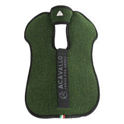 Amortisseur Piuma WFS double poche feutre avant Acavallo Forêt / vert Amortisseur Piuma WFS double poche feutre avant Acavallo Forêt / vert