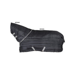 Couverture de box en polyester 210D ripstop avec rembourrage 300g Acavallo Marine Bleu marine