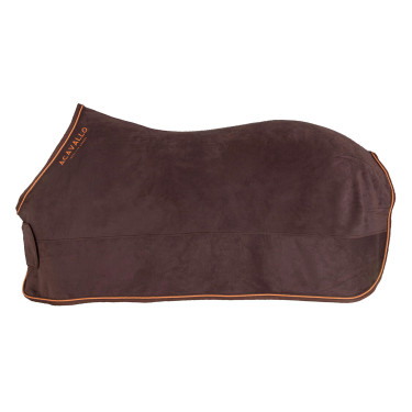 Couverture de box en polaire 800g Acavallo Marron / orange